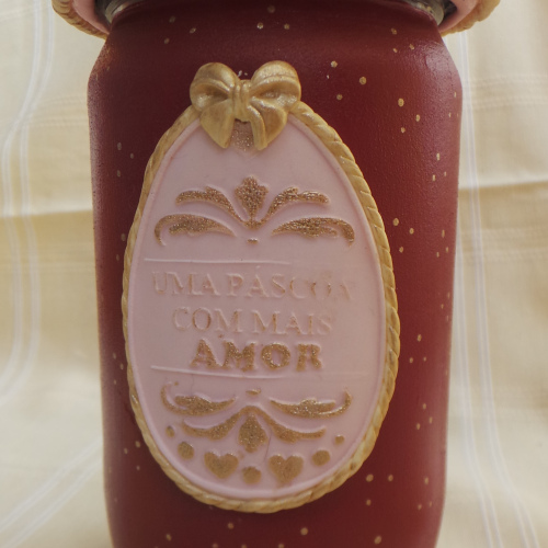 Frasco Páscoa / Easter jar