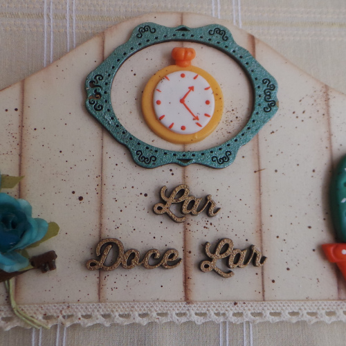 Placa "Lar doce lar" / "Home sweet home" plaque