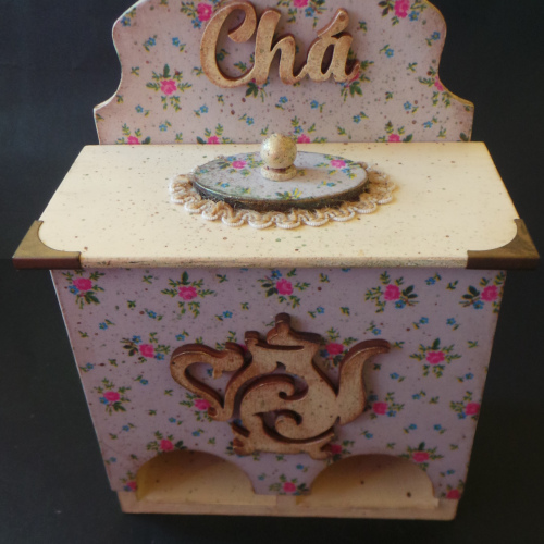 Caixa dispensadora de saquetas de chá / Tea bag dispenser box