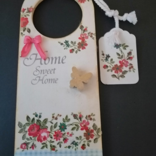 Placa "Home sweet home" plaque
