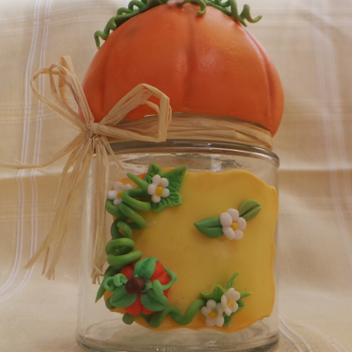 Frasco abóbora / Pumpkin jar (2)