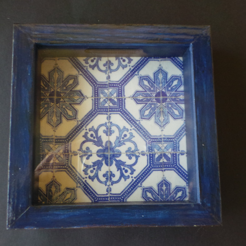 Caixa mealheiro azulejo/ Tile piggy bank