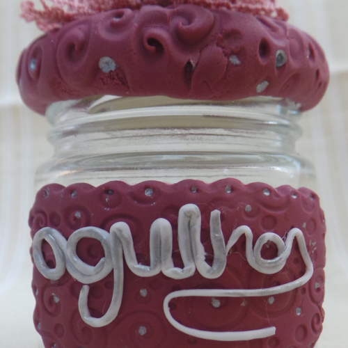 Frasco agulhas/alfinetes / Needles/pins jar